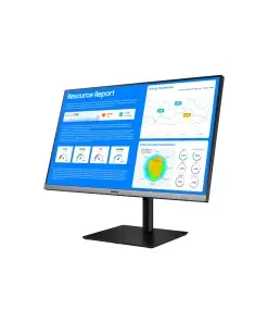 מסך מחשב 27 עסקי שטוח שוליים דקים רמקולים ופאנל IPS שחור SAMSUNG S27R650FDM 75Hz FHD