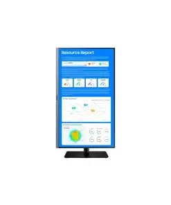 מסך מחשב 27 עסקי שטוח שוליים דקים רמקולים ופאנל IPS שחור SAMSUNG S27R650FDM 75Hz FHD