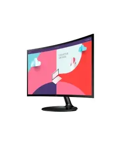 מסך מחשב 27 קעור לחוויית המשתמש ופאנל VA שחור SAMSUNG S27C360EAM 75Hz FHD