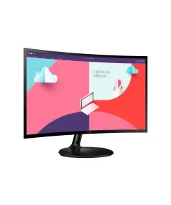 מסך מחשב 27 קעור לחוויית המשתמש ופאנל VA שחור SAMSUNG S27C360EAM 75Hz FHD