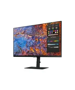 מסך מחשב 27 שטוח ברזולוציה של 4K UHD ופנל IPS שחור SAMSUNG S27B800PXM Odyssey S8