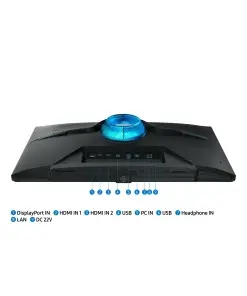 מסך מחשב 27.9 גיימינג קעור בעל קצב רענון של 144Hz שחור SAMSUNG S28BG700EP Odyssey G7