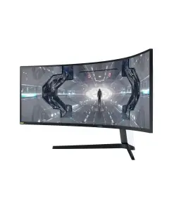 מסך מחשב 48.7 גיימינג קעור QLED לבן קצב רענון 240Hz שחור SAMSUNG C49G95TSSM Odyssey G9