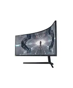 מסך מחשב 48.7 גיימינג קעור QLED לבן קצב רענון 240Hz שחור SAMSUNG C49G95TSSM Odyssey G9