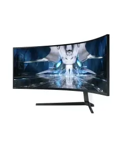 מסך מחשב 48.7 גיימינג קעור QLED לבן קצב רענון 240Hz שחור SAMSUNG S49AG950NM Odyssey G9
