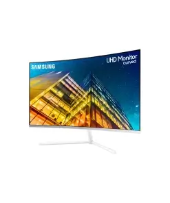 מסך מחשב חכם 31.5 קעור ברזולוציה של 4K UHD ופנל VA לבן SAMSUNG U32R591CWP Odyssey