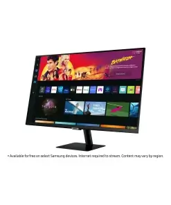 מסך מחשב חכם 31.5 שטוח ברזולוציה של 4K UHD ופנל IPS שחור SAMSUNG S32BM700UM Odyssey