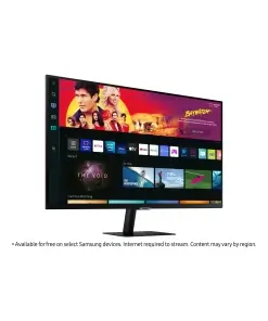 מסך מחשב חכם 31.5 שטוח ברזולוציה של 4K UHD ופנל IPS שחור SAMSUNG S32BM700UM Odyssey