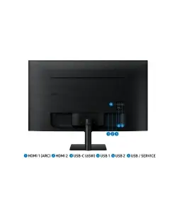 מסך מחשב חכם 31.5 שטוח ברזולוציה של 4K UHD ופנל IPS שחור SAMSUNG S32BM700UM Odyssey