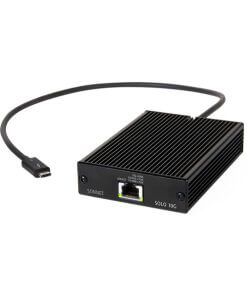 מתאם ללא מאוורר Thunderbolt 3 עם תמיכה ב Ethernet בצבע שחור SONNET 732311012488