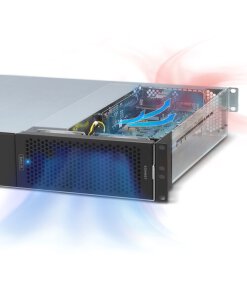 פתרון להרחבת כרטיס Echo III Thunderbolt 3 ל-PCIe Card Rackmount System בצבע שחור SONNET 732311013201