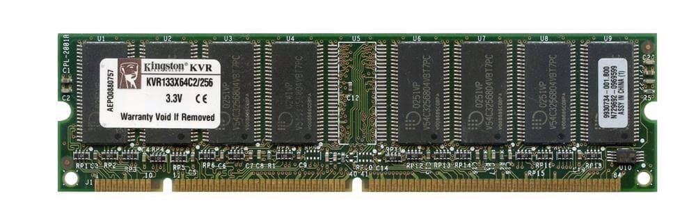 זיכרון כולל 512MB PC133 133MHz non-ECC בצבע ירוק HyperX | KVR133X64C2 ...