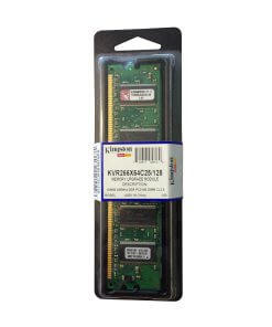 זיכרון כולל 128MB PC2100 DDR-266MHz non-ECC בצבע ירוק HyperX KVR266X64C25128