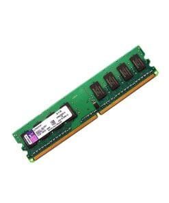 זיכרון כולל 1GB 1Rx8 667MHz PC2-5300 240-pin DIMM בצבע ירוק HyperX KVR667D2N51G