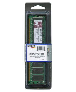 זיכרון כולל 1GB DDR-266MHz PC2100 ECC בצבע ירוק HyperX KVR266X72C251G