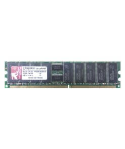 זיכרון כולל 1GB DDR-333MHz PC2700 ECC בצבע ירוק HyperX KVR333X72R4C251GS
