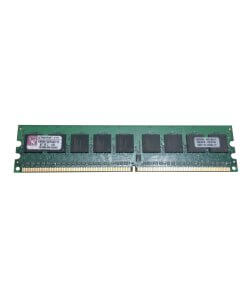 זיכרון כולל 1GB Kit (2 X 512MB) PC2-5300 DDR2-667MHz בצבע ירוק HyperX KVR667D2E5K21G