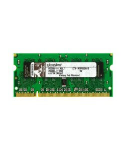 זיכרון כולל 1GB PC2-4200 DDR2-533MHz non-ECC בצבע ירוק HyperX KTD-INSP60001G