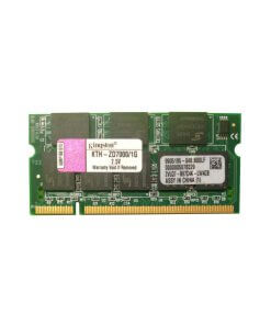 זיכרון כולל 1GB PC2700 DDR-333MHz non-ECC בצבע ירוק HyperX KTH-ZD70001G