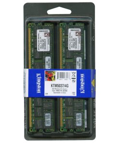 זיכרון כולל 4GB Kit (2 X 2GB) PC2100 DDR-266MHz בצבע ירוק HyperX KTM50374G