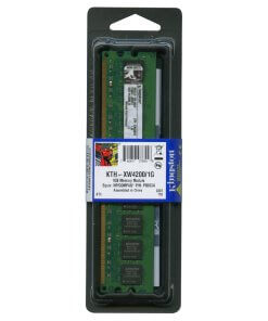 זיכרון כולל 512MB 1GB PC2-3200 DDR2-400MHz non-ECC בצבע ירוק HyperX KTH-XW42001G