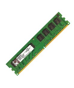 זיכרון כולל 512MB DDR2-400MHz PC2-3200 Non-ECC בצבע ירוק HyperX KVR400D2N3512