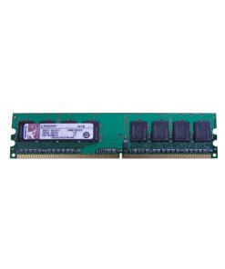 זיכרון כולל 512MB DDR2-667MHz PC2-5300 Non-ECC בצבע ירוק HyperX KVR667D2N5512