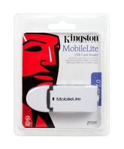 קורא כרטיסי זיכרון חיצוני חיבור USB2.0 מהירות גבוהה Kingston FCR-ML Mobile Lite 9-in-1