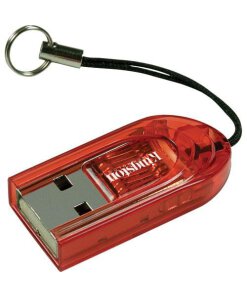 קורא כרטיסי זיכרון חיצוני חיבור USB2.0 מהירות גבוהה Kingston FCR-MRR Mobile Lite USB microSD Reader