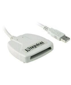 קוראי כרטיסי זיכרון ומתאמים חיבור USB2.0 מהירות גבוהה Kingston FCR-HS2CF Hi-Speed Reader CF