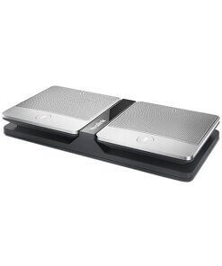 זוג מיקרופונים אלחוטיים בטכנולוגיית DECT בצבע אפור Yealink CPW90 8638202