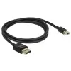 חיבור מסך DisplayPort תקע מיני DP לתקע DP זכר/זכר DELOCK | 84927 | 8K | 60hertz