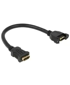 כבל HDMI 4K להתקנה בפאנל עם מרחק בין הברגים 30 מ