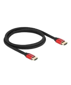 כבל HDMI 8K Certified ז/ז בצבע אדום DELOCK | 85773 | 8K | 60hertz