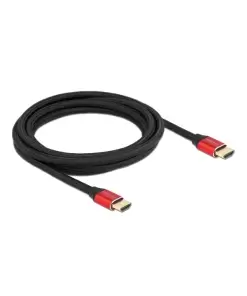 כבל HDMI 8K Certified ז/ז בצבע אדום DELOCK | 85775 | 8K | 60hertz