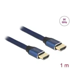 כבל HDMI 8K Certified ז/ז בצבע כחול DELOCK | 85446 | 8K | 60hertz