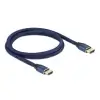 כבל HDMI 8K Certified ז/ז בצבע כחול DELOCK | 85446 | 8K | 60hertz