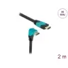 כבל HDMI 8K בזווית 90° למטה ז/ז DELOCK | 86991 | 8K | 60hertz