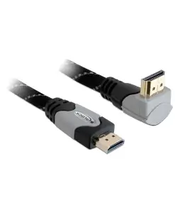 כבל HDMI בזווית 90° ז/ז DELOCK | 82994 | 4K | 30hertz