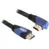 כבל HDMI מכופף 90° ז/ז DELOCK | 82958 | 4K | 30hertz