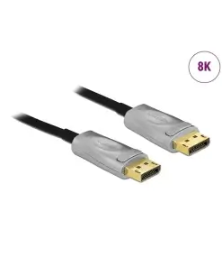 כבל HDR חיבור מסך DisplayPort ז/ז אקטיבי DELOCK | 85885 | 8K | 30hertz