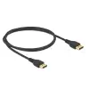 כבל HDR חיבור מסך DisplayPort זכרזכר ללא נעילה DELOCK 85910 8K 60hertz