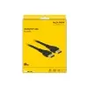 כבל HDR חיבור מסך DisplayPort זכר/זכר ללא נעילה DELOCK 85911 8K 60hertz