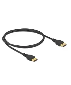 כבל HDR חיבור מסך DisplayPort זכר/זכר ללא נעילה DELOCK 85911 8K 60hertz