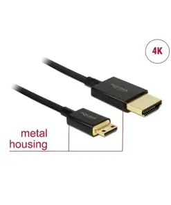 כבל אקטיבי HDMI 3D תקע מיני HDMI לתקע HDMI-A זז DELOCK 84779 4K 60hertz (1)