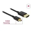 כבל אקטיבי HDMI 3D תקע מיקרו HDMI לתקע HDMI-A ז/ז DELOCK | 84784 | 4K | 60hertz