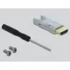 כבל אקטיבי HDMI ז/ז עם ראשים נשלפים ניתן להחלפה בשני צדדים DELOCK | 85880 | 4K | 60hertz