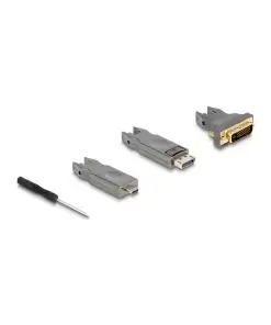 כבל אקטיבי Optical 5in1 HDMI ז/ז עם ראשים מתחלפים DELOCK | 86006 | 8K | 60hertz