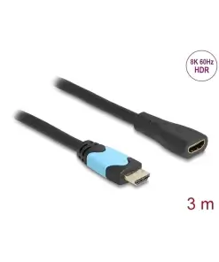 כבל מאריך HDMI ז/נ DELOCK | 81999 | 8K | 60hertz