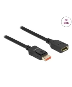כבל מאריך HDR חיבור מסך DisplayPort זכר/נקבה DELOCK | 87072 | 8K | 60hertz